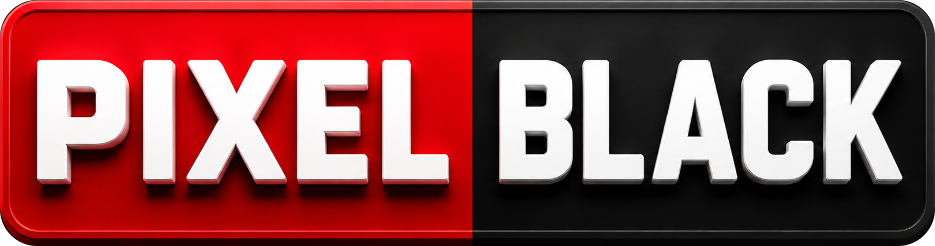 Pixel Black Tools Logo